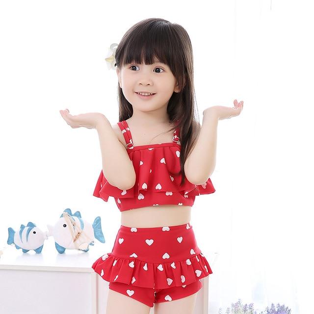 Latest Bikini Swimwear Girl Children Swimsuit Children Swimming Wear Skirt Sexy Bikini Swimsuit Kids Underwear Swimwear