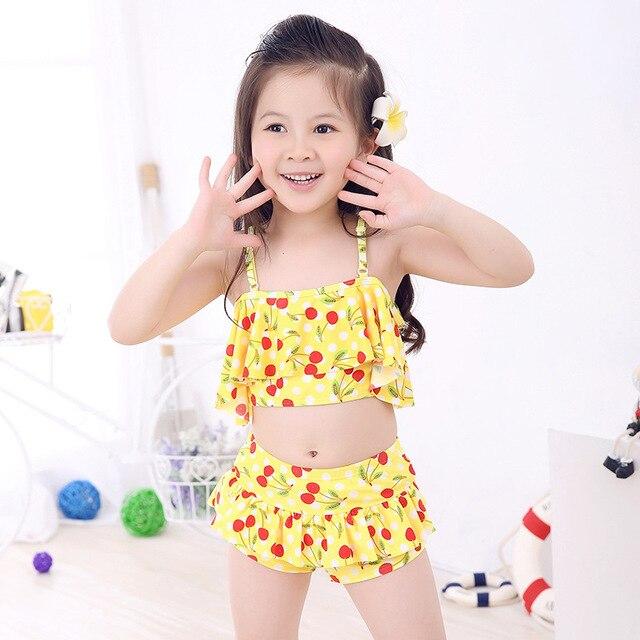 Latest Bikini Swimwear Girl Children Swimsuit Children Swimming Wear Skirt Sexy Bikini Swimsuit Kids Underwear Swimwear