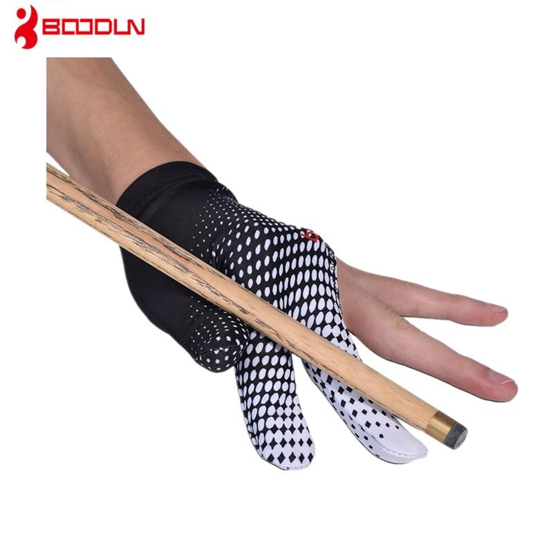 1 PCS Men Women Billiard Gloves Fit Both Left and Right Hand Three-fingered Pool Gloves Snooker Glove Billiard Accessories