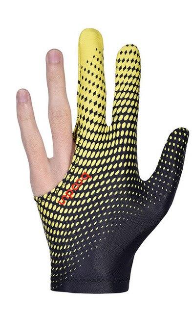 1 PCS Men Women Billiard Gloves Fit Both Left and Right Hand Three-fingered Pool Gloves Snooker Glove Billiard Accessories
