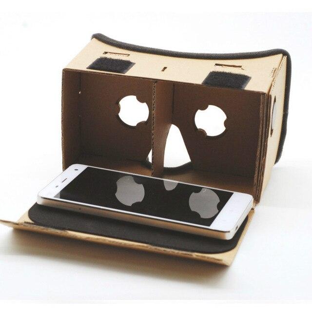 DIY Portable Virtual Reality Glasses Google Cardboard 3D Glasses 42mm lens VR glasses For SmartPhones For Iphone X 7 8 VR