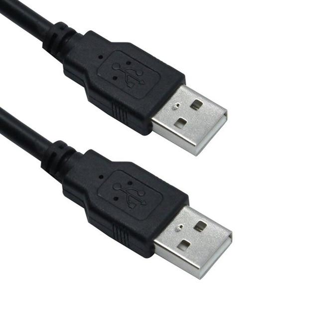 USB 2.0 Cable A Male to A Male Plug USB 2.0 High Speed USB to USB Data Transfer Cable 1.5m for Computer Camera Speaker Printers
