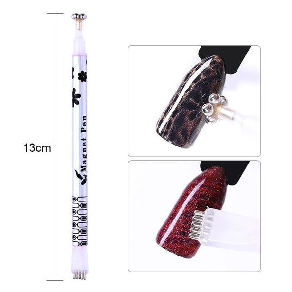 Magnetic Stick Nail Tools for Cat Eye Gel Polish Magnetic Pen Strong Magic 3D DIY Phantom Effect DIY Magnetic Board