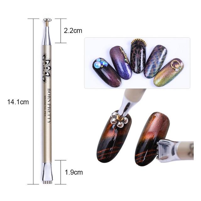 Magnetic Stick Nail Tools for Cat Eye Gel Polish Magnetic Pen Strong Magic 3D DIY Phantom Effect DIY Magnetic Board