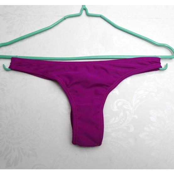 8 Color Female Briefs Cut Out Thong Separates Summer Beach Bathing Suits Women Bikini Bottom Swimwear Swim Shorts