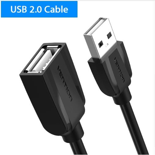 Vention USB3.0 Extension Cable Male to Female USB2.0 Extension Wire Super Speed 3.0 USB Extender Data Sync Cable for Computer PC