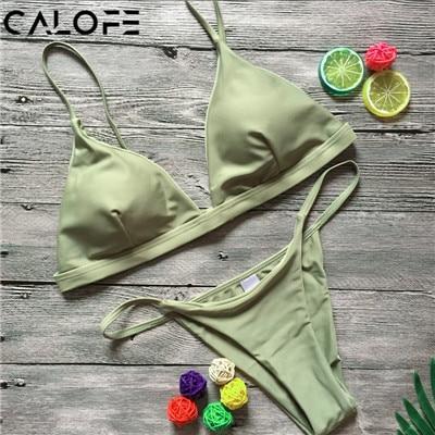 Vertvie Women Micro Bikini Set Swimwear Solid Beach Bathing Suit Brazilian Thong Swimsuit For Girls Bikini Swim Suit Femme 2019