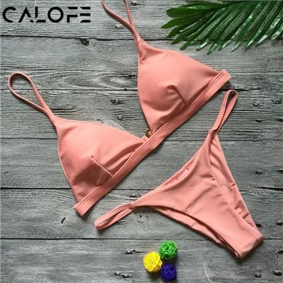 Vertvie Women Micro Bikini Set Swimwear Solid Beach Bathing Suit Brazilian Thong Swimsuit For Girls Bikini Swim Suit Femme 2019