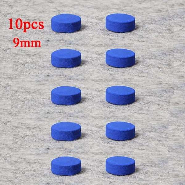 Fox Smiling 9/10/11/12/13mm Billiard Pool Cue Tips M Hardness Table Billiard Snooker Cue Stick Tip Billiard Cue Accessories