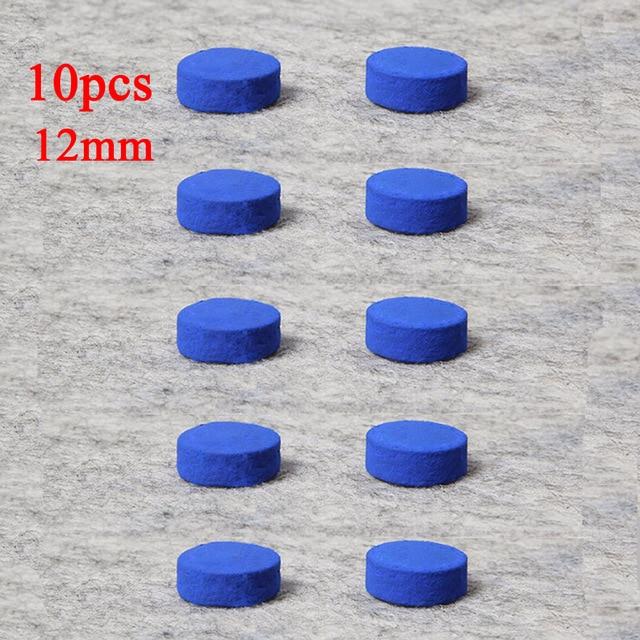 Fox Smiling 9/10/11/12/13mm Billiard Pool Cue Tips M Hardness Table Billiard Snooker Cue Stick Tip Billiard Cue Accessories