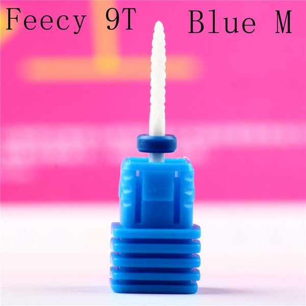 Milling Cutter For Manicure Ceramic Mill Manicure Machine Set Cutter For Pedicure Electric Nail Files Nail Drill Bit Feecy