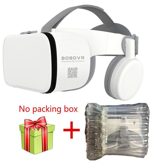 2019 Newest Bobovr Z6 Casque Helmet 3D VR Glasses Virtual Reality Headset Bluetooth Earphone For Smartphone Google Cardboard