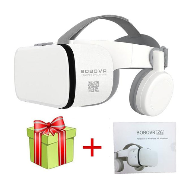 2019 Newest Bobovr Z6 Casque Helmet 3D VR Glasses Virtual Reality Headset Bluetooth Earphone For Smartphone Google Cardboard