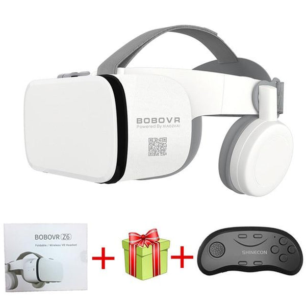 2019 Newest Bobovr Z6 Casque Helmet 3D VR Glasses Virtual Reality Headset Bluetooth Earphone For Smartphone Google Cardboard