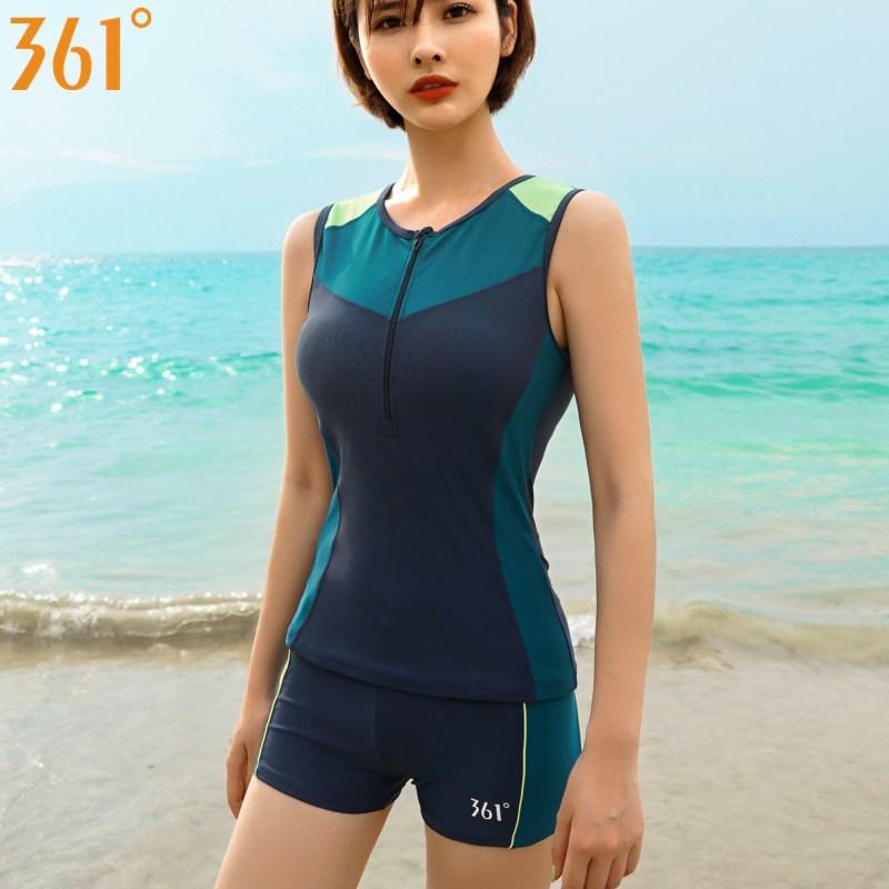 361 Two Piece Bathing Suits Women Surf Tankini Baywatch Swimwear for Women 2019 Female Swimsuit Surfing Girls Swimming Suits