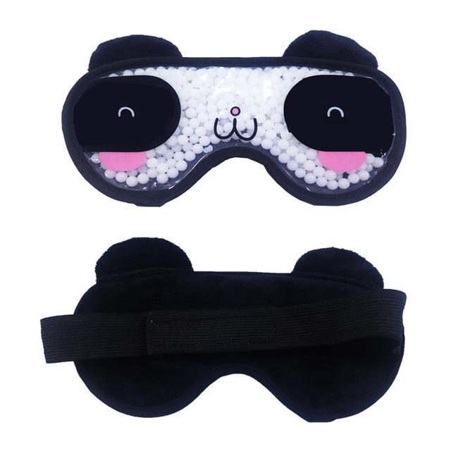 New Gel Eye Mask Reusable Beads for Hot Cold Therapy Soothing Relaxing Beauty Gel Eye Mask Sleeping Ice Goggles Sleeping Mask