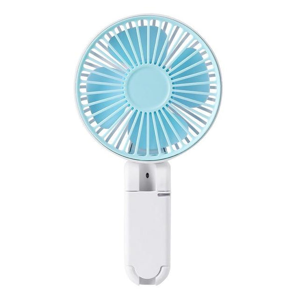 Portable clip umbrella small fan mute handheld USB charging folding portable student dormitory clip fan
