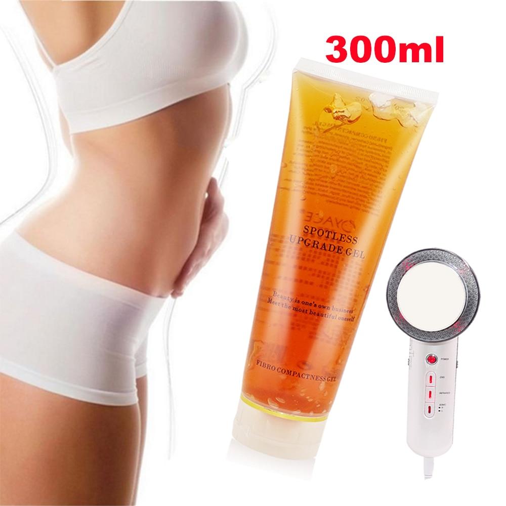 300ml Slimming Creams Weight Loss Ultrasonic Massage Gel RF Cavitation Body Leg Body Waist Effective Anti Cellulite Fat Burning