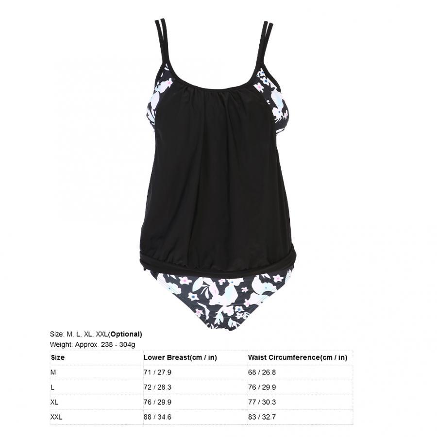 Breathable Women Female Swimming Swimsuit Two Piece Swimwear Tankini Elastic Bathing Suit