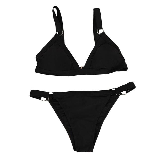 Women Sexy High Cut Two Piece Swimsuit Funny Bathing Suit Monokini Swimwear Swimming Suit For Women Bikini 2019
