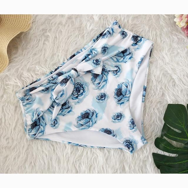 High Waist Panties For Women Bottoms Two Piece Separate Women Swimsuit Shorts Solid Bathing Suit Underwear Women Beach Swim Pant