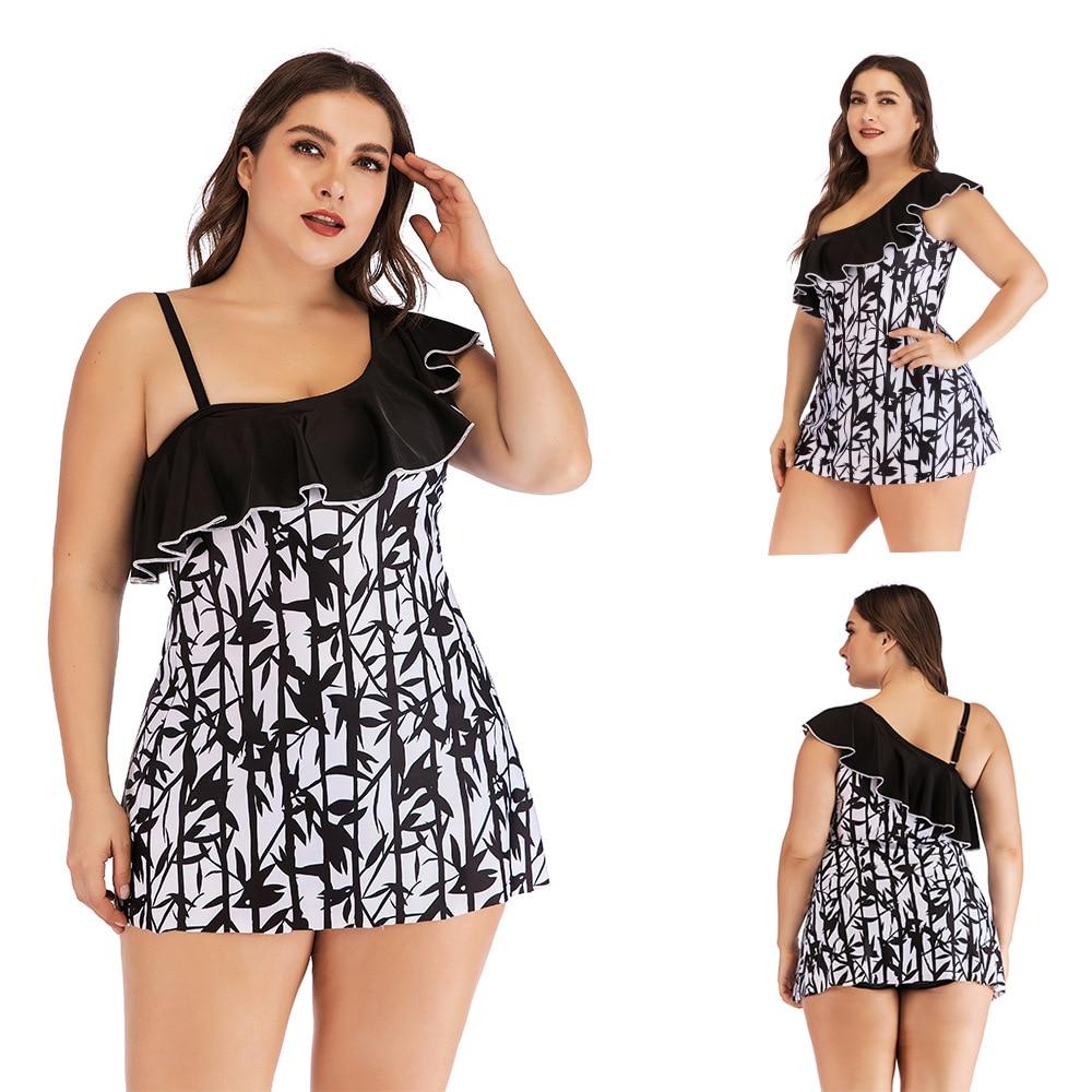 RuYa Fashion Plus Size Tankini Set 2019 Women Swimwear Two Piece Swimsuit Bandage Swim Suit  colour Women's Swimsuit beachwear