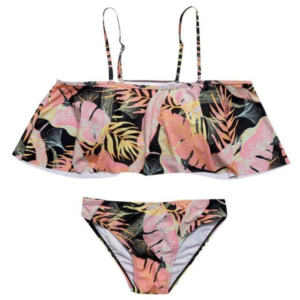 2019 Sexy Bikini Women Swimwear Ruffle Swimsuit Brazilian Bikini Set off the shoulder Bathing Suit Beachwear Swim Suit Summer