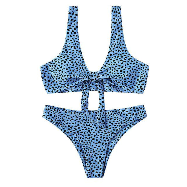 Fashion 2019 New Summer Beach Wear Swim Women Swimwear Beachwear Leopard 2 Pieces Bikini Swimsuit Bathing Suit