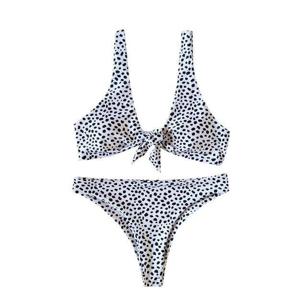 Fashion 2019 New Summer Beach Wear Swim Women Swimwear Beachwear Leopard 2 Pieces Bikini Swimsuit Bathing Suit