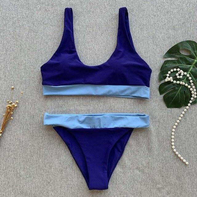 bath clothes swimwear sports biquine ladies brazilian bikini bottoms beach wear blue bikini swimming swimsuits womens bikinis