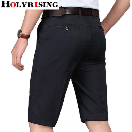 Holyrising Summer Mens Shorts Casual Short Homme Loose Male Shorts Elastic Mens Ripped Shorts Knee Length Szie 29-40 18404-5