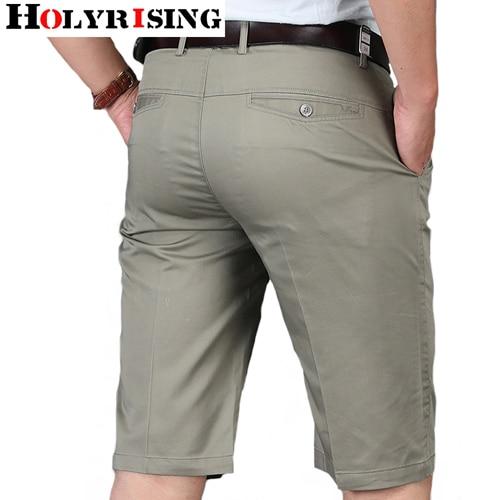 Holyrising Summer Mens Shorts Casual Short Homme Loose Male Shorts Elastic Mens Ripped Shorts Knee Length Szie 29-40 18404-5