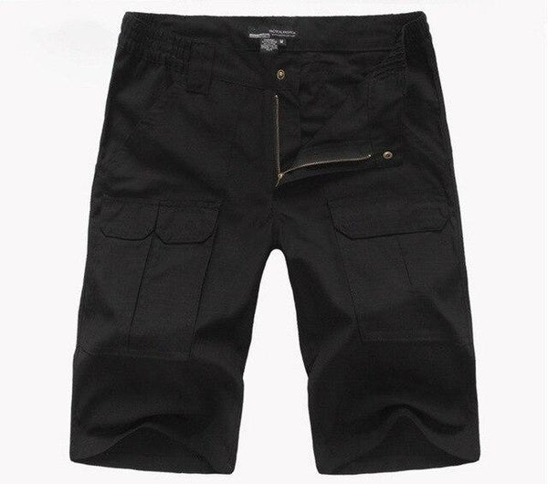 S.ARCHON Summer Casual Cotton Elastic Waterproof Military Cargo Shorts Men Rip Stop Breathable Multi Pockets Army Tactical Short
