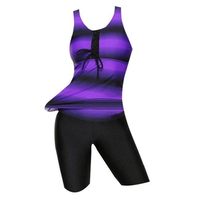 2019 hot sell new arrival sexy summer Women Ladies Pluini Tankini Tops Shorts Swimming Suits s Size Two Piece Bik