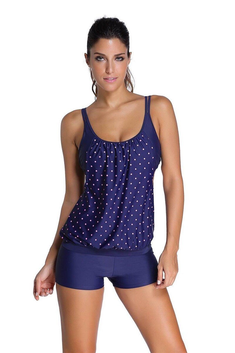 2017 Sexy Womens Lined Up Double Up Tankini Top Swimwear Sexy Beach Swimsuit