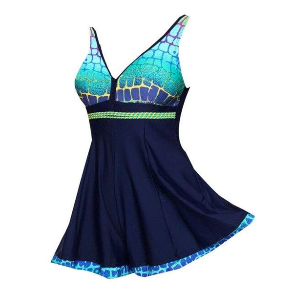 2018 new swimwear women bikini Womens Stripes Lined Up Loose elasticity Double Up Tankini Top Sets Swimwear big size S-XXXL