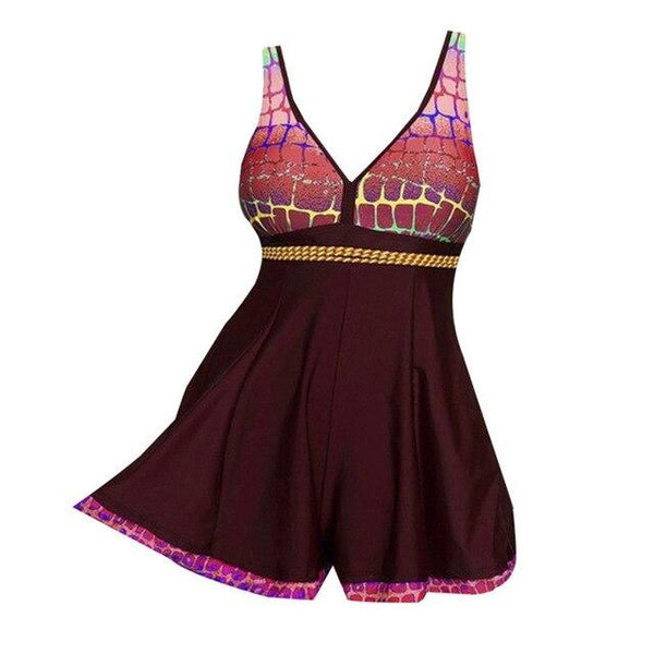 2018 new swimwear women bikini Womens Stripes Lined Up Loose elasticity Double Up Tankini Top Sets Swimwear big size S-XXXL