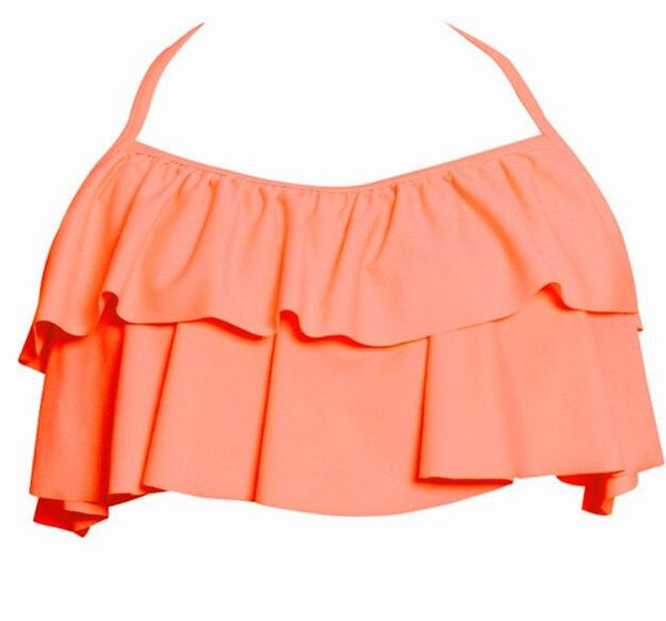 Swimming Suits Girls Bikinis Top Swim Bra Retro Swim Wear Beach Top and Swim Bikini High Waist Two Piece Separates Tankinis Top