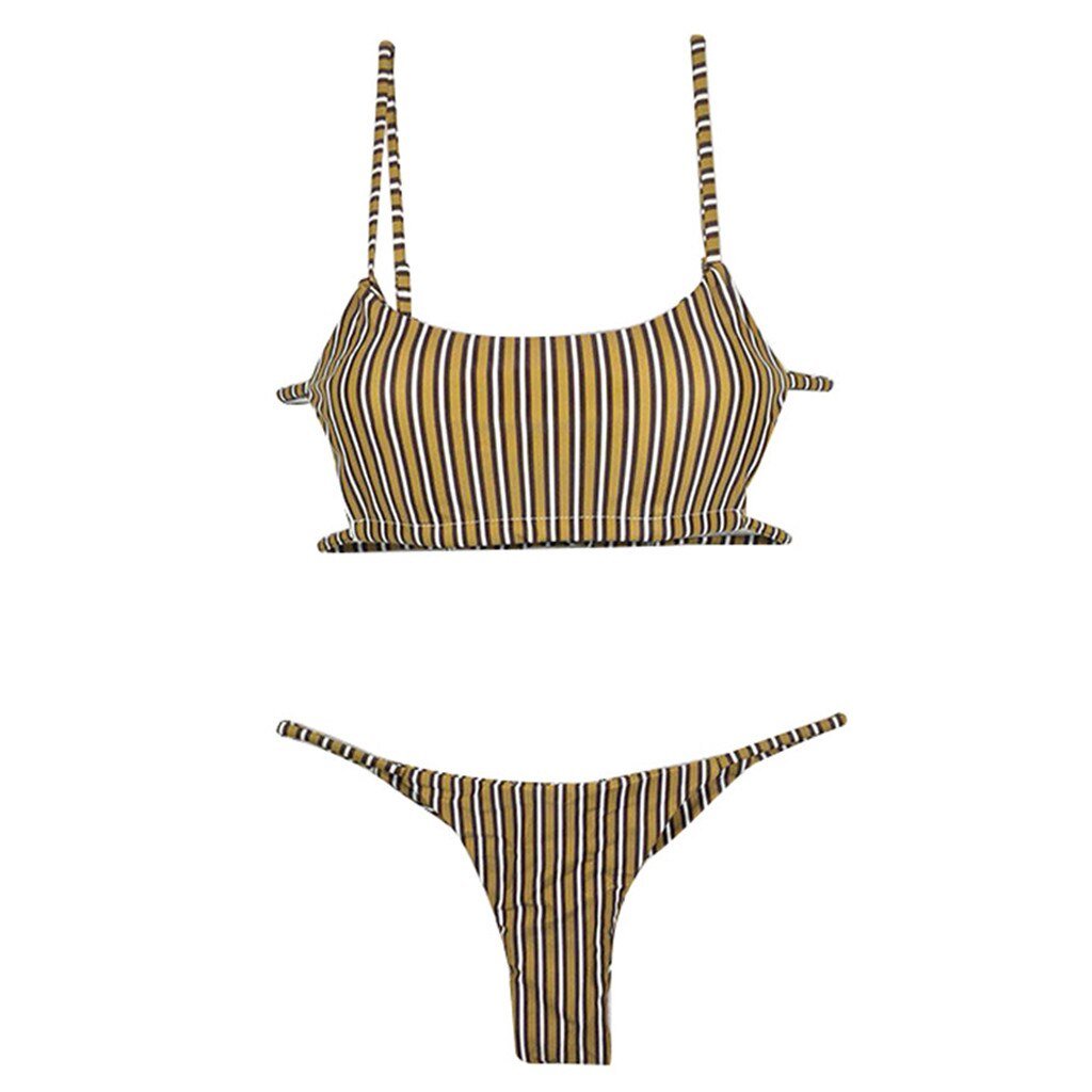 Tankini swimsuits women Strapless Tube Top Printing Bikini 2019 Sexy Brazilian Bikini Swimwear Women clothing swimwear