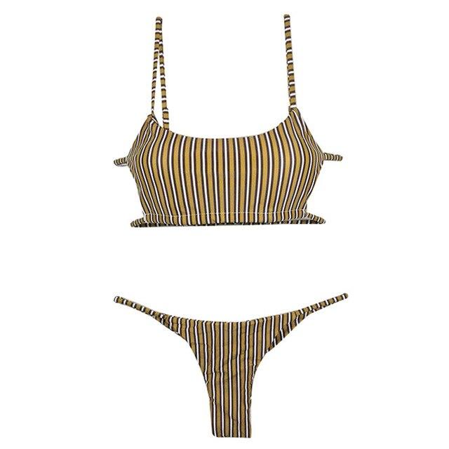 Tankini swimsuits women Strapless Tube Top Printing Bikini 2019 Sexy Brazilian Bikini Swimwear Women clothing swimwear