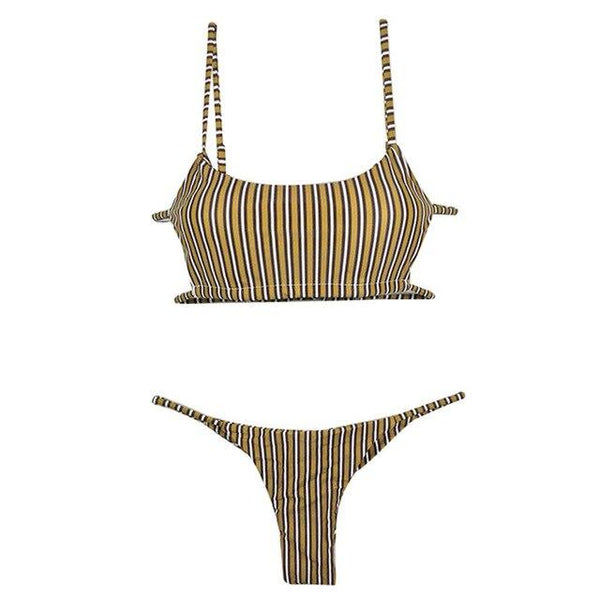Tankini swimsuits women Strapless Tube Top Printing Bikini 2019 Sexy Brazilian Bikini Swimwear Women clothing swimwear