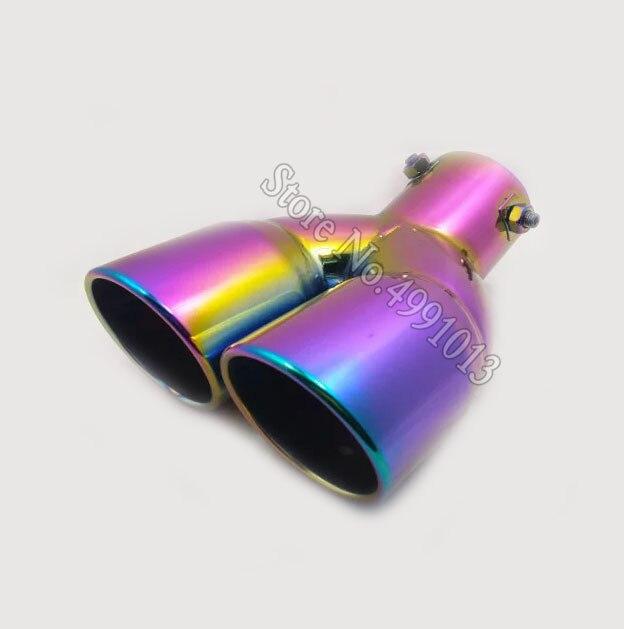 For Land Rover FREELANDER 2 2010-2015 car stickers muffler exterior end pipe dedicate exhaust tip tail outlet ornament 1pcs
