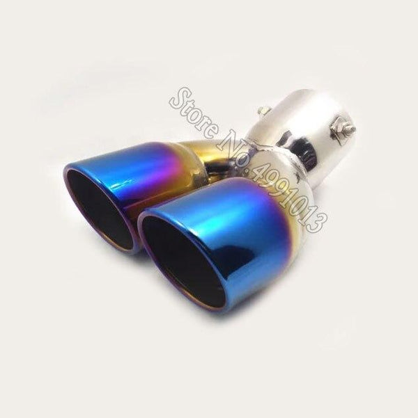 For Land Rover FREELANDER 2 2010-2015 car stickers muffler exterior end pipe dedicate exhaust tip tail outlet ornament 1pcs