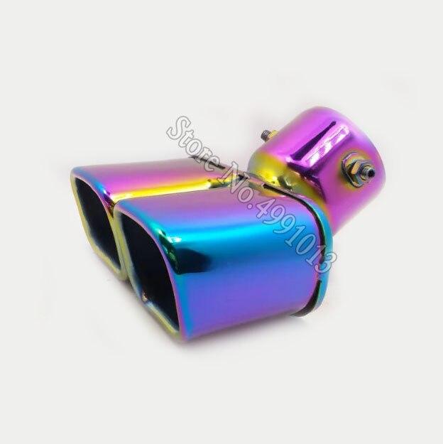 For Land Rover FREELANDER 2 2010-2015 car stickers muffler exterior end pipe dedicate exhaust tip tail outlet ornament 1pcs
