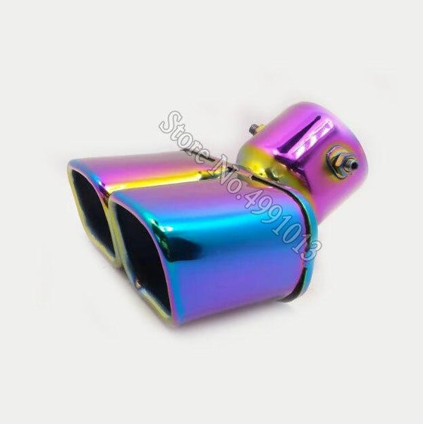 For Land Rover FREELANDER 2 2010-2015 car stickers muffler exterior end pipe dedicate exhaust tip tail outlet ornament 1pcs