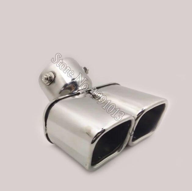 For Land Rover FREELANDER 2 2010-2015 car stickers muffler exterior end pipe dedicate exhaust tip tail outlet ornament 1pcs