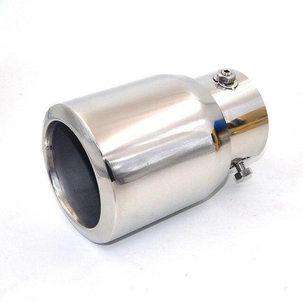 Universal Stainless Steel Inlet: 76mm Outlet: 101mm Car Exhaust Muffler End Pipe Tip For Toyota Prado Land Cruiser RAIZ etc.