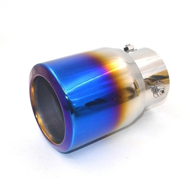 Universal Stainless Steel Inlet: 76mm Outlet: 101mm Car Exhaust Muffler End Pipe Tip For Toyota Prado Land Cruiser RAIZ etc.