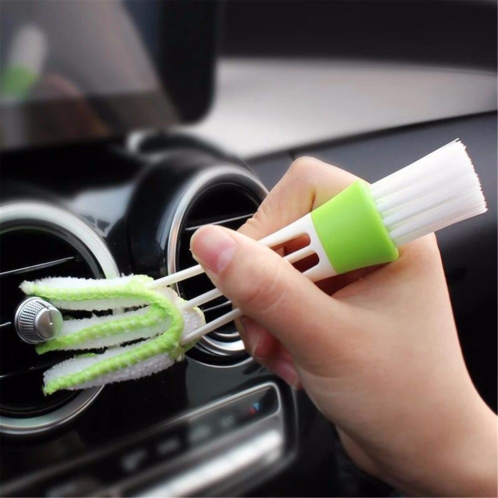 1 Pcs Car Cleaning Double Ended Car Cleaning Brush For Toyota Tacoma Tercel Tiara Van Venza Yaris Hiace Prius V Hilux Land