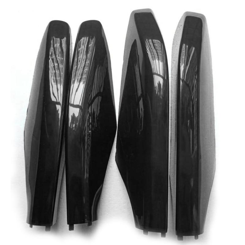 4Pcs Replacement For Toyota Land Cruiser Prado FJ120 03-09 Black Car Styling Roof Rack Cover Bar Rail End Shell Accessories